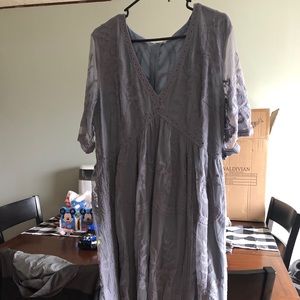 Pink Blush Brand Lace Maternity Dress